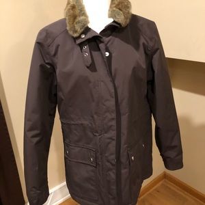 Land’s End EUC brown parka coat
